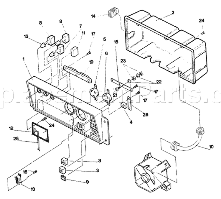 Page A Diagram and Parts List for 9514-2  Briggs and Stratton Generator